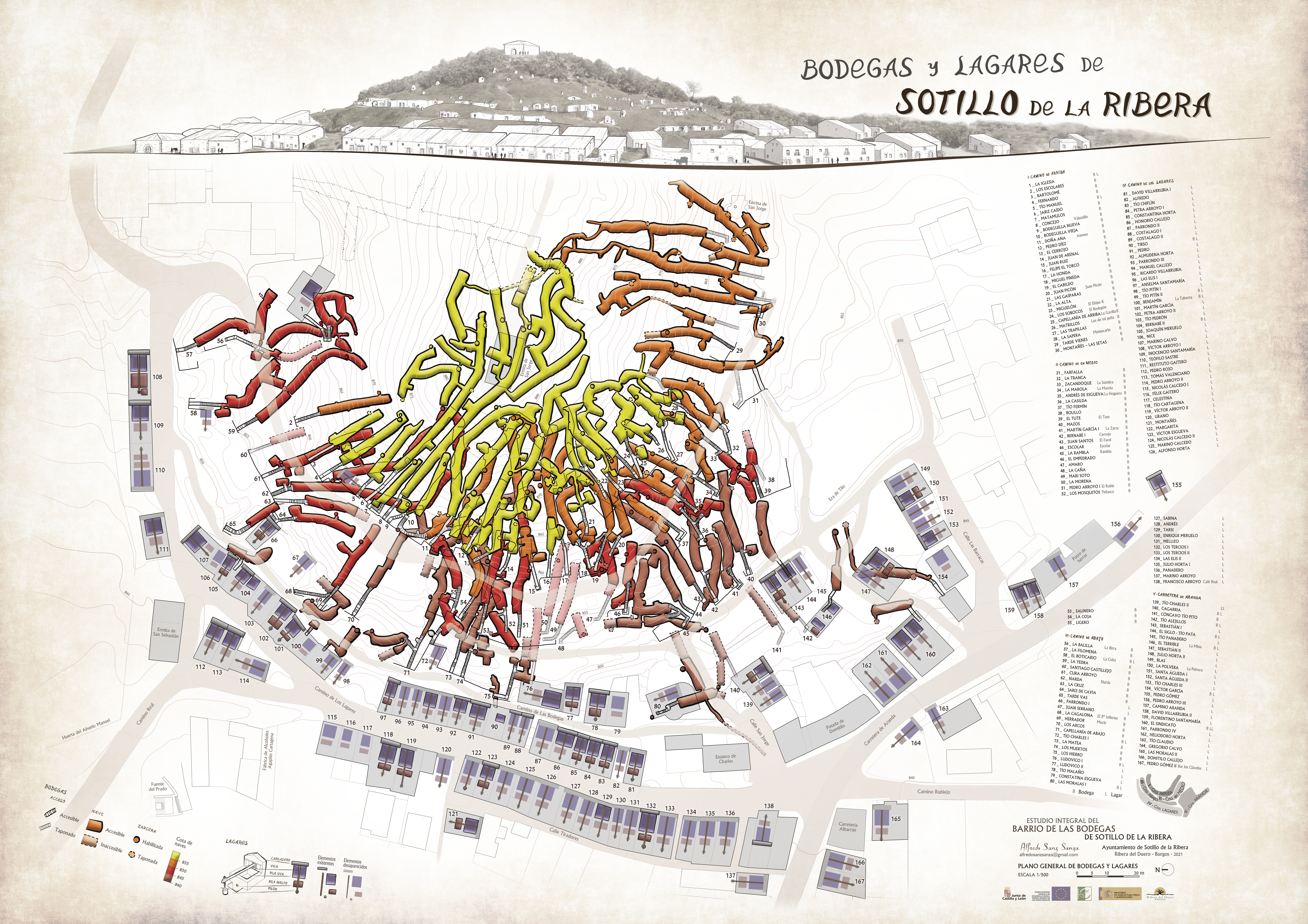 PLANO GENERAL DE BODEGAS Y LAGARES