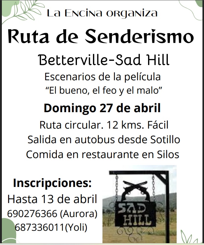 Ruta de Senderismo "La Encina"